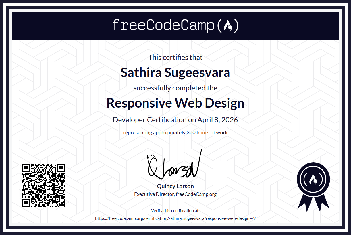 Responsive Web Design Certification